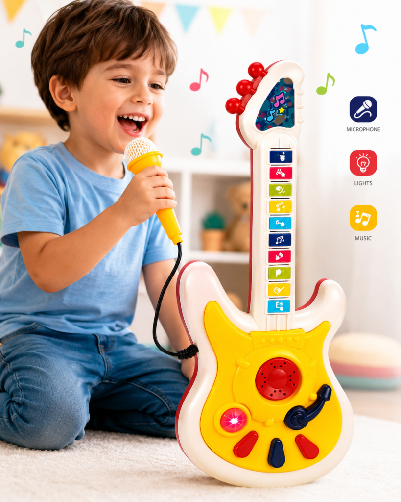 GUITARRA DE SONIDOS + MICRO